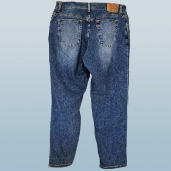 Levi's 550 Classic Relaxed Stretch Premium Denim Blue Jeans - 16M - Picture 2 of 9